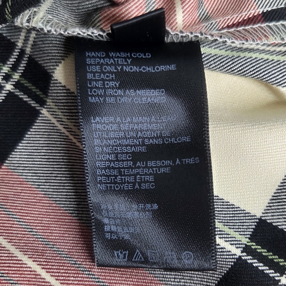 Urban Outfitters Plaid Bee Wrap Dress Jumper Size M Pleated Punk Goth Academia - Picture 10 of 11